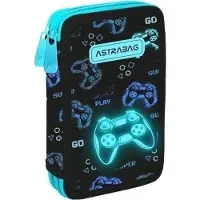 Astrabag Doppeldecker-Federtasche GO PLAYING, AC2, 503024061