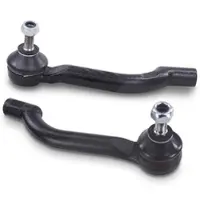 BESTPRICE 2x Spurstangenkopf vorne links+rechts [Hersteller-Nr. 40362016] für Renault, Nissan