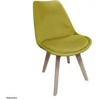 HTI Stuhl Atlanta Velvet Uni, Breite 48 cm, Höhe 82 cm, Tiefe 42 cm, Sitzhöhe 44 cm