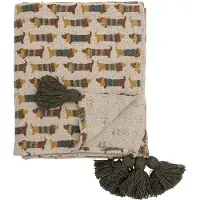 Bloomingville MINI - Charlie Decke - Bunt - Recycelte Baumwolle