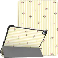 IMoshion Design Trifold Klaphülle für das Apple iPad Air 11 Zoll (2026) M4 / (2025) M3 / (2024) M2 / Air 5 (2022) / Air 4 (2020) - Garden Stripes