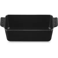 Le Creuset Backform Rechteckig 23 x 13 cm Schwarz Matt