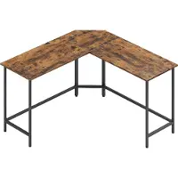 Vasagle Schreibtisch Eckschreibtisch L-förmiger Computertisch 149 x 149 x 76 cm (L x B x H) Vintage Bürotisch