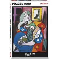 Piatnik Picasso Puzzle Frau mit Buch, 1000 Teile, Kunstmotiv