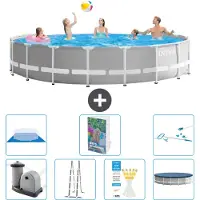 Intex Prism Frame Pool Rund - 549x122 cm - 6-teilig S573