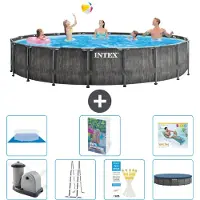Intex Prism Frame Pool Rund - 549x122 cm - 6-teilig S670
