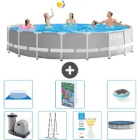 Intex Prism Frame Pool Rund - 549x122 cm - 6-teilig S596