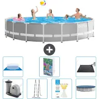 Intex Prism Frame Pool Rund - 549x122 cm - 6-teilig S562