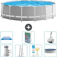 Intex Prism Frame Pool Rund - 457x122 cm - 6-teilig S616