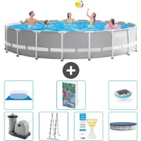 Intex Prism Frame Pool Rund - 610x132 cm - 6-teilig S596