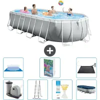 Intex Prism Frame Pool Oval - 610x305x122 cm - 6-teilig S562