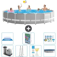 Intex Prism Frame Pool Rund - 549x122 cm - 6-teilig S599