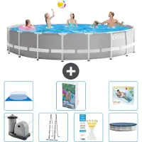 Intex Prism Frame Pool Rund - 549x122 cm - 6-teilig S670