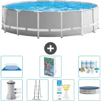 Intex Prism Frame Pool Rund - 457x122 cm - 6-teilig S599