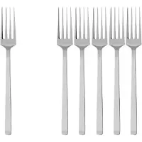 Villeroy & Boch Tafelgabel "Tafelgabel La Classica 208 mm 6er Set silber", silber, B:6mm, Essgabeln, Tafelgabel, Spülmaschinenfest