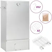 vidaXL Räucherofen mit Kaltrauchgenerator Verzinkter Stahl