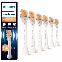 Philips Premium All-in-One HX9096/87 Bürstenköpfe (6er-Pack), 6 Stück(e), Weiß, 3 Monat( e), Weich, 62000 Bewegungen pro Minute,