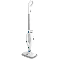 Heinner Dampfmopp 1400 W, 420 ml, Aufheizzeit 15 Sek., über 130 °C, Weiß/Blau