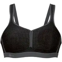 Anita Sport-BH "Sport BH performance", Damen, Gr. 75, Cup G, schwarz (schwarz, anthrazit), Obermaterial: 62% Polyamid PA. 21% Polyester PES. 17% Elasthan EL., BHs Sport-BH