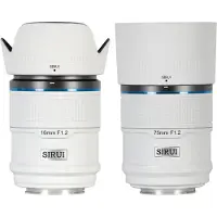 Sirui Sniper 16mm und 75mm F1.2 APSC für Nikon Z-Mount Kit weiß 781446