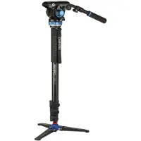 Benro Video-Einbeinstativkit Alu A48FD + Videoneiger S6Pro +