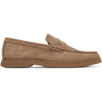 BOSS Herren Loafer Sienne in Beige aus Wildleder mit normaler Passform