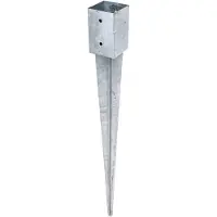 GAH Alberts Einschlagbodenhülse a91xb91xc150xd900mm Stahl roh feuerverzinkt