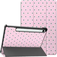IMoshion Design Trifold Klaphülle für das Samsung Galaxy Tab S9 11.0 Zoll / S10 Lite / S10 FE / S9 FE 10.9 Zoll - Happy Dots