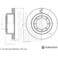Blue Print Bremsscheibe ADBP430209