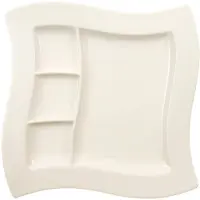 Villeroy & Boch 4er Set Grillteller NewWave 27 x 27 cm in weiß | Gr.: onesize