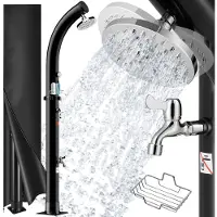 Monzana Solardusche Bow Schwarz 20L