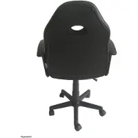 HTI Schreibtischstuhl Junior höhenverstellbar ergonomischer Drehstuhl Schwarz-Rot