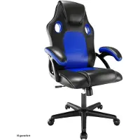 HTI Drehstuhl Daytona ECO, höhenverstellbar, Kunststoff/Kunstleder, 120 kg, 43 cm B, 65 cm T, 105-115 cm H