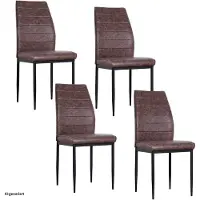 HTI Stuhl Madison Antikbraun, Maße 96x43,5x57 cm (HxBXT), Sitzhöhe 49 cm