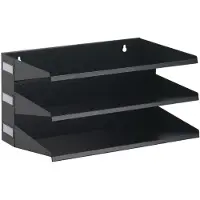 Durable Ablagekorb, DIN A4, Stahl, 3 Fächer, schwarz