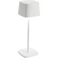 Zafferano Ofelia Pro Weiß Wiederaufladbare und dimmbare LED-Tischlampe - 2200-2700-3000K - 9h Maximalleistung