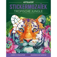 Lantaarn Mosaikaufkleber – Tropisches Dschungelbuch