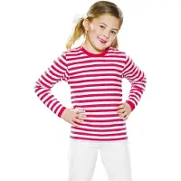 Metamorph Ringelshirt langarm rot-weiss