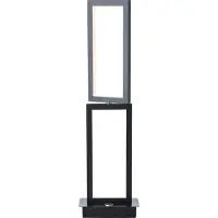 Brilliant Lampe, Ranut LED Tischleuchte 2flg schwarz, 2x LED integriert, 9W LED integriert, (1000lm, 3000K), Mit 3-Stufen-Touchdimmer