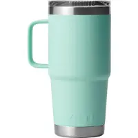 Yeti Rambler Travel Mug 20oz Stronghold Lid, Seafoam, Thermos Reisebecher mit Deckel, 591 ml