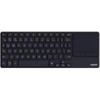 Rapoo E2810M, Kabellos, RF Wireless + Bluetooth, Scherenschalter, QWERTZ, Dunkles Grau