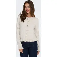 JDY Strickjacke "JDYLETTY L/S ON FRILL CARDIGAN KNT NOOS"