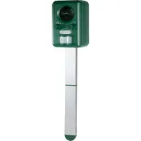 Windhager Ultraschall-Tierabwehr "Gerät Outdoor, mit Solar oder Batterie" Tiervertreiber gegen Marder, Waschbären, Wirkungsbereich 60 m²