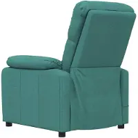 vidaXL Massagesessel Dunkelgrün Stoff