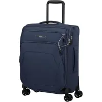 Samsonite Spark Sng Eco, Karre, Soft Shell, Blau, Midnight blue, Kabine, 4 Rad/Räder