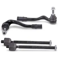 BESTPRICE 2x Spurstange + 2x Spurstangenkopf vorne [Hersteller-Nr. 40669897] für Audi, Porsche