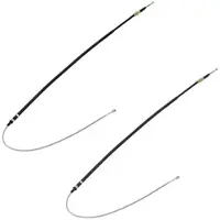 BESTPRICE 2x Handbremsseil Scheibenbremse Hinterachse [Hersteller-Nr. 10621992] für Skoda, Audi, VW, Seat