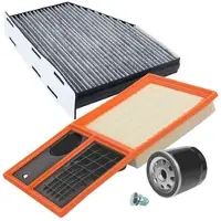 BESTPRICE Inspektionspaket Filtersatz SET A [Hersteller-Nr. 10492362] für Skoda, Seat, VW