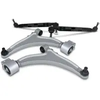 BESTPRICE 2x Querlenker + 2x Koppelstange vorne [Hersteller-Nr. 41572594] für Opel, Vauxhall