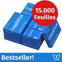 Easyprint Druckerpapier Kopierpapier 15000 Blatt (30 x 500) DIN A4 Premium Hochweiß CIE 160 Testsieger PEFC zertifiziert